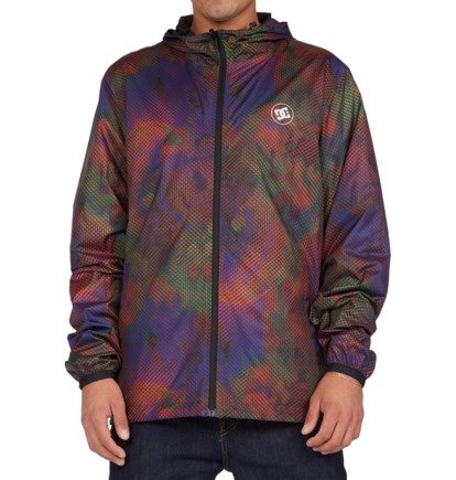 Men s Dagup Print Packable Water Resistant Windbreaker DC Shoes