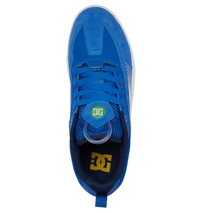 blue skate shoes