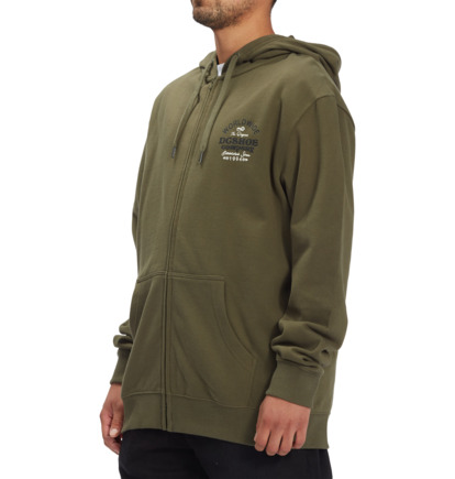 DC Higher Rank - Zip-Up Hoodie for Men  ADYSF03085