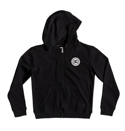 Rebel Hoodie Met Rits Voor Jongens 8 16 Black Dc Shoes dc shoes kopen in de aanbieding