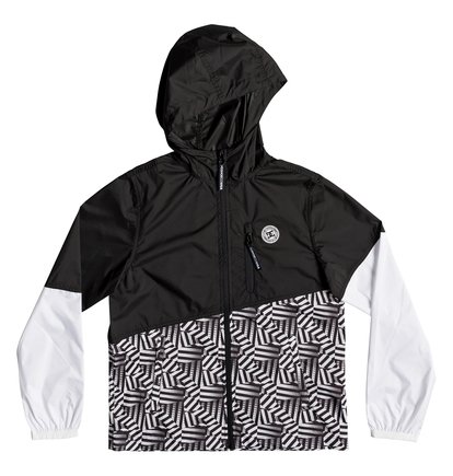 Dazzle Dagup Waterbestendig Windbreaker Met Capuchon Voor Jongens 8 16 Black Dc Shoes dc shoes kopen in de aanbieding