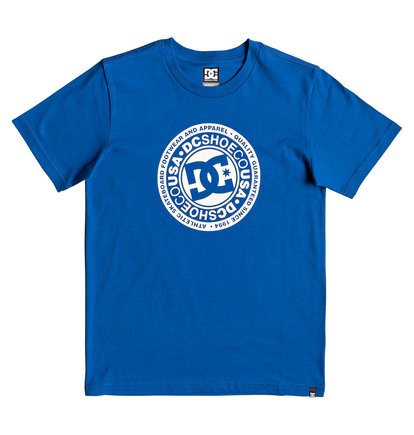 Circle Star T Shirt Voor Jongens 8 16 Blue Dc Shoes dc shoes kopen in de aanbieding