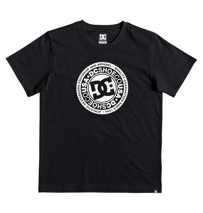 Circle Star T Shirt Voor Jongens 8 16 Black Dc Shoes dc shoes kopen in de aanbieding