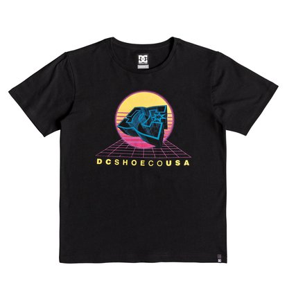 Dosmat T Shirt Voor Jongens 8 16 Black Dc Shoes dc shoes kopen in de aanbieding