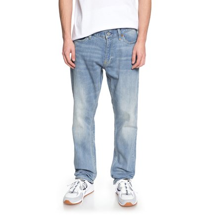 Worker Light Indigo Blue Rechte Jeans Voor Heren Dc Shoes dc shoes kopen in de aanbieding Worker Light Indigo Blue Rechte Jeans Voor Heren Dc Shoes dc shoes kopen in de aanbieding