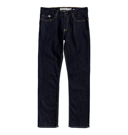 Worker Indigo Rinse Rechte Jeans Voor Heren Blue Dc Shoes dc shoes kopen in de aanbieding