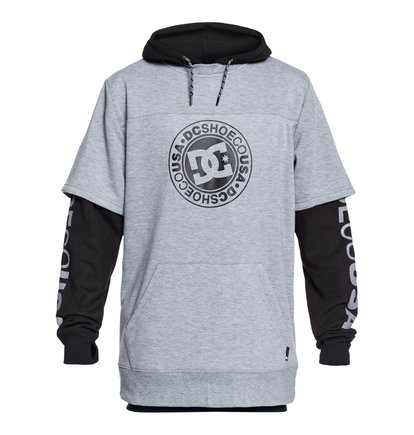 Dryden Technische Hoodie Voor Heren Gray Dc Shoes dc shoes kopen in de aanbieding