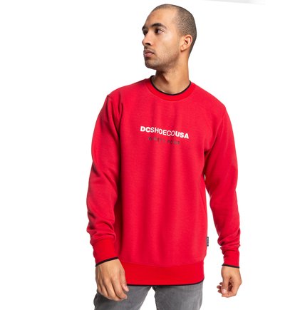 Howitt Sweater Voor Heren Red Dc Shoes dc shoes kopen in de aanbieding