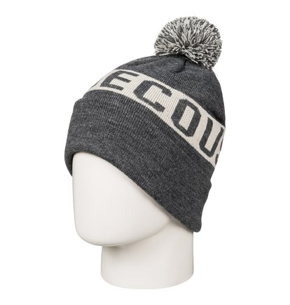 mens white bobble hat