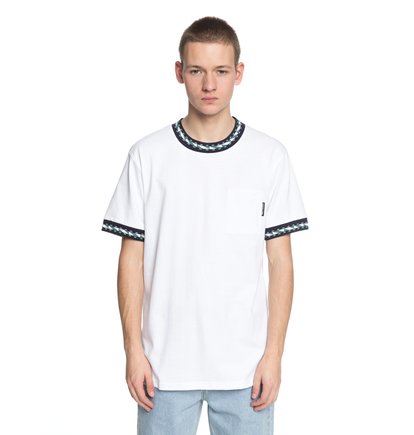 Dunbar T Shirt Met Borstzak Voor Heren White Dc Shoes dc shoes kopen in de aanbieding
