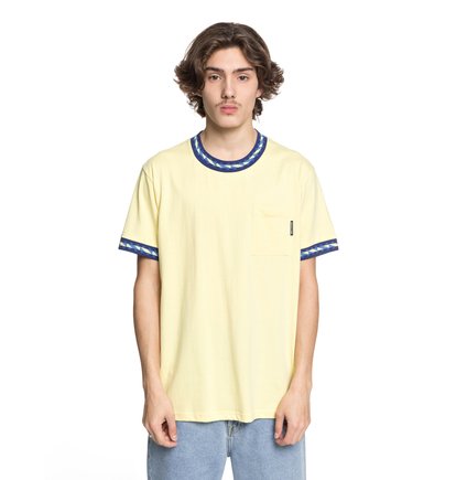 Dunbar T Shirt Met Borstzak Voor Heren Yellow Dc Shoes dc shoes kopen in de aanbieding
