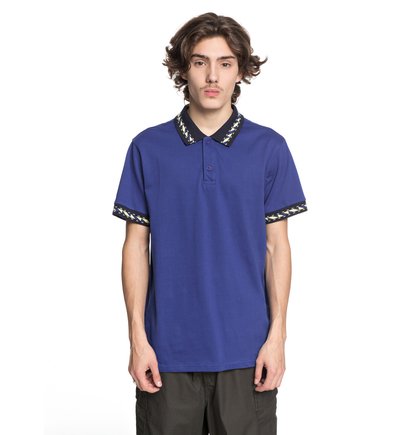 Dunbar Poloshirt Voor Heren Blue Dc Shoes dc shoes kopen in de aanbieding