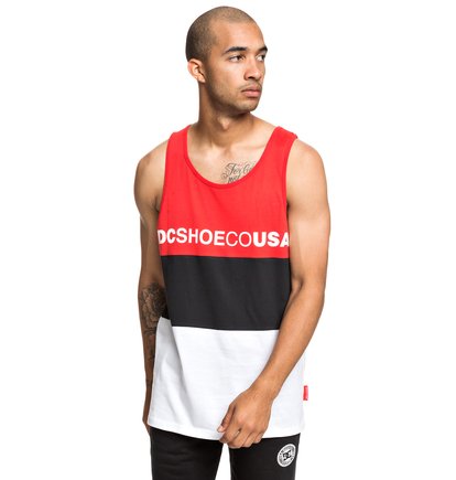 Glenferrie Tanktop Voor Heren Red Dc Shoes dc shoes kopen in de aanbieding