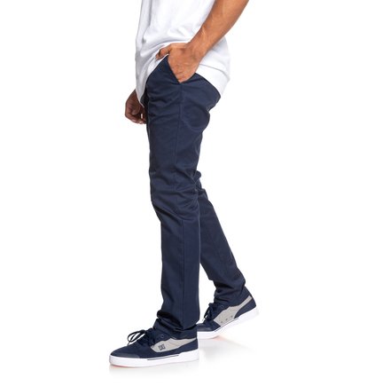 DC Shoes Mens Shoes Worker Slim Fit Chinos Edynp03135