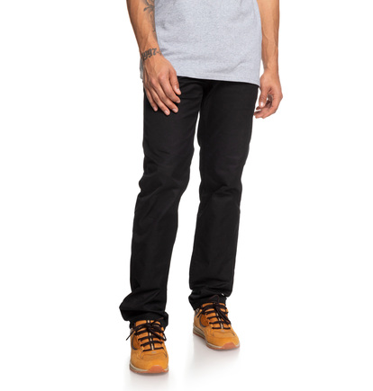 Worker Jeans Met Rechte Pasvorm Voor Heren Black Dc Shoes dc shoes kopen in de aanbieding