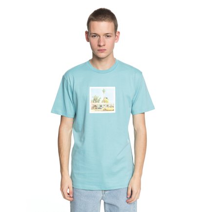 Viajero T Shirt Voor Heren Blue Dc Shoes dc shoes kopen in de aanbieding