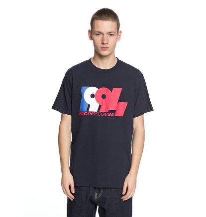 Graduate In 94 T Shirt Voor Heren Blue Dc Shoes dc shoes kopen in de aanbieding