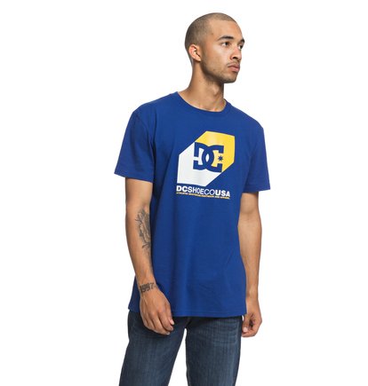 Nosed Up T Shirt Voor Heren Blue Dc Shoes dc shoes kopen in de aanbieding