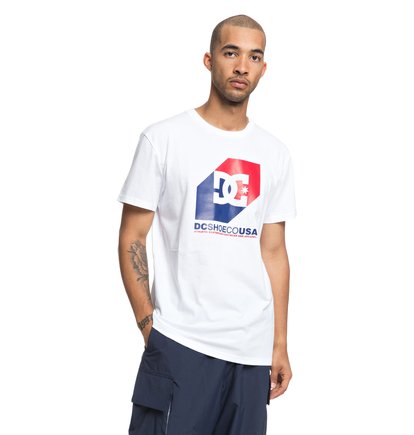 Nosed Up T Shirt Voor Heren White Dc Shoes dc shoes kopen in de aanbieding