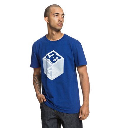 Volume T Shirt Voor Heren Blue Dc Shoes dc shoes kopen in de aanbieding