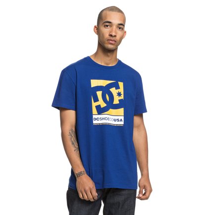 Wilin 18 T Shirt Voor Heren Blue Dc Shoes dc shoes kopen in de aanbieding