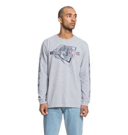 Phaser Longsleeve T Shirt Voor Heren Black Dc Shoes dc shoes kopen in de aanbieding