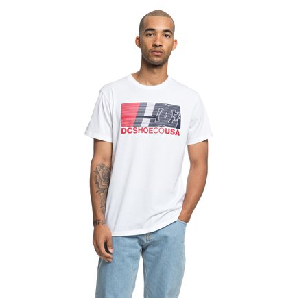 High Value T Shirt Voor Heren White Dc Shoes dc shoes kopen in de aanbieding