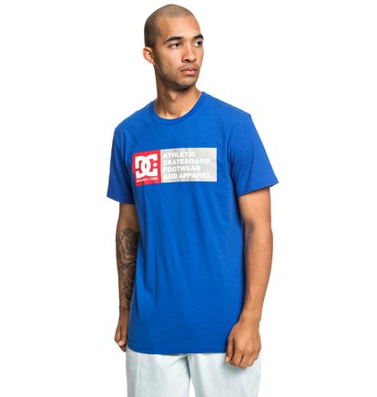 Vertical Zone T Shirt Voor Heren Blue Dc Shoes dc shoes kopen in de aanbieding