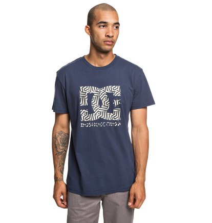 Dazzle Star T Shirt Voor Heren Blue Dc Shoes dc shoes kopen in de aanbieding