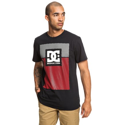 Pill Resident T Shirt Voor Heren Black Dc Shoes dc shoes kopen in de aanbieding