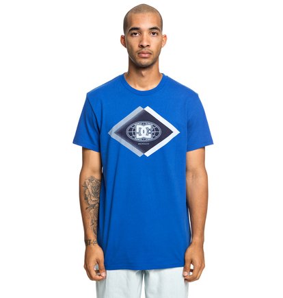 Co Defendant T Shirt Voor Heren Blue Dc Shoes dc shoes kopen in de aanbieding