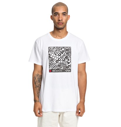 Cover Up T Shirt Voor Heren White Dc Shoes dc shoes kopen in de aanbieding