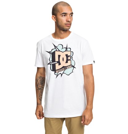 Horizon Hell T Shirt Voor Heren White Dc Shoes dc shoes kopen in de aanbieding