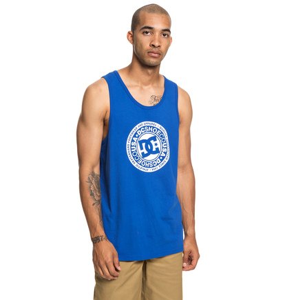 Circle Star Tank Top Voor Heren Blue Dc Shoes dc shoes kopen in de aanbieding