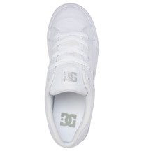 dcshoes, Women's Chelsea Canvas Shoes, WHITE/SILVER (ws4) Chelsea TX - Shoes for Women 303226