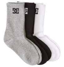 DC Crew - Crew Socks [3 Pack] for Boys 8-16  ADBAA03004