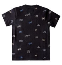 dcshoes, Детская футболка Wild Style 8-16, BLACK DITZY MULTI (xkbw) Wild Style - Short Sleeve T-Shirt for Boys 8-16 ADBKT03023