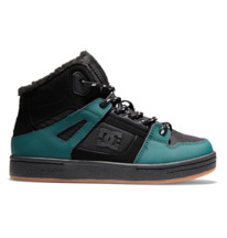 dcshoes, Pure High WNT 2022 - High-Top-Schuhe für den Winter für Jungen, DARK GREEN (365) Pure High WNT 2022 - Winter High-Top Boots for Boys ADBS100245