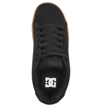 dcshoes, Kids' Gaveler Shoes, BLACK/BLACK/GUM (kkg) Gaveler - Leather Shoes ADBS100263