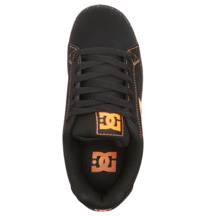 dcshoes, Kids' Gaveler Shoes, BLACK/BLACK/ORANGE (xkkn) Gaveler - Leather Shoes ADBS100263