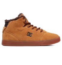 dcshoes, Детские высокие зимние кеды Crisis High WNT, WHEAT (we9) Crisis High WNT - Winterised Leather Shoes for Kids ADBS100295