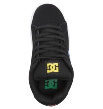 dcshoes, Kids' Gaveler Elastic Waist Lace Shoes, BLACK/MULTI (kmi) GAVELER ELASTIC ADBS100297