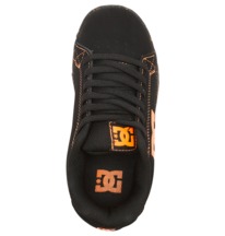 dcshoes, Kids' Gaveler Elastic Waist Lace Shoes, BLACK/BLACK/ORANGE (xkkn) GAVELER ELASTIC ADBS100297