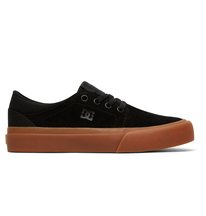 dcshoes, Kid's Trase Canvas Shoes, BLACK/GUM (bgm) Trase - Leather Shoes for Kids ADBS300138