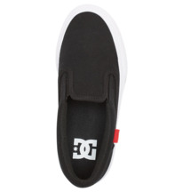 dcshoes, Kids' Trase Slip-On Shoes, BLACK/WHITE (bkw) TRASE SLIP ADBS300382