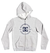 dcshoes, Детское худи на молнии Star Pilot 8-16, HEATHER GREY (knfh) Star Pilot Zip-Up Hoodie for Boys 8-16 ADBSF03004
