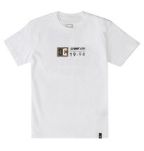 dcshoes, DC Split Star - T-shirt pour Garçon, WHITE (wbb0) DC Split Star - T-Shirt for Boys ADBZT03153
