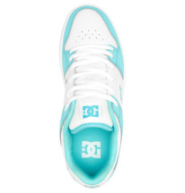 dcshoes, Women's Manteca 4 Shoes, WHITE/BLUE RADIANCE (wer) Manteca - Leather Shoes for Women ADJS100161