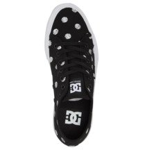 dcshoes, Women's Manual Canvas Shoes, BLACK/POLKA DOT (bdt) Manual 2022 - Skate Shoes for Women ADJS300273