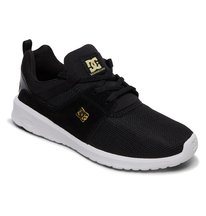 dcshoes, Heathrow SE - Baskets pour Femme, BLACK/GOLD (201) Heathrow SE - Shoes for Women ADJS700022